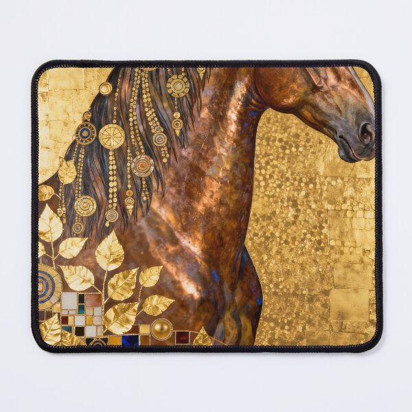 Item preview, Golden Chestnut Horse Portrait designed and sold by KAMOCHI Art.