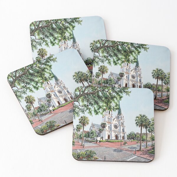 Item preview, Cathedral of St John the Baptist Savannah  designed and sold by POSTERIOCREW.