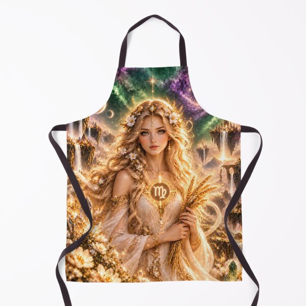 Item preview, Goddess Virgo Zodiac Angel Fantasy Art designed and sold by knuppify.