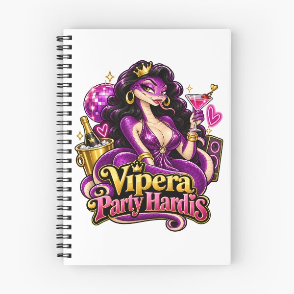 Item preview, Vipera Party Hardis – Glamorous Snake Queen designed and sold by PRINTIONAL.