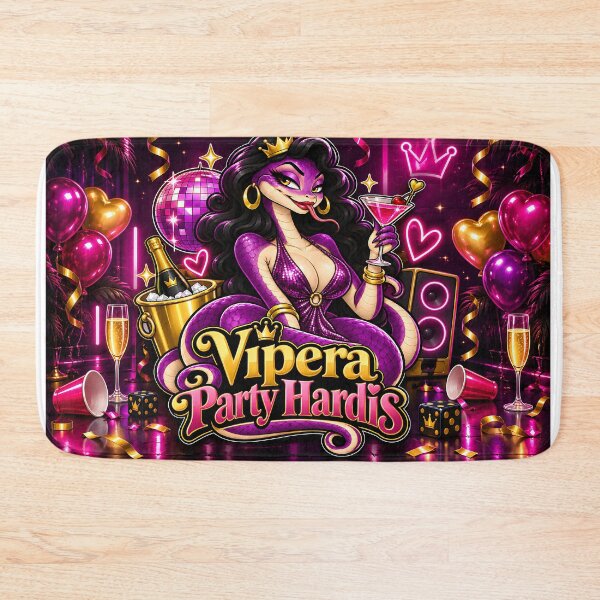 Item preview, Vipera Party Hardis – Glamorous Snake Queen designed and sold by PRINTIONAL.