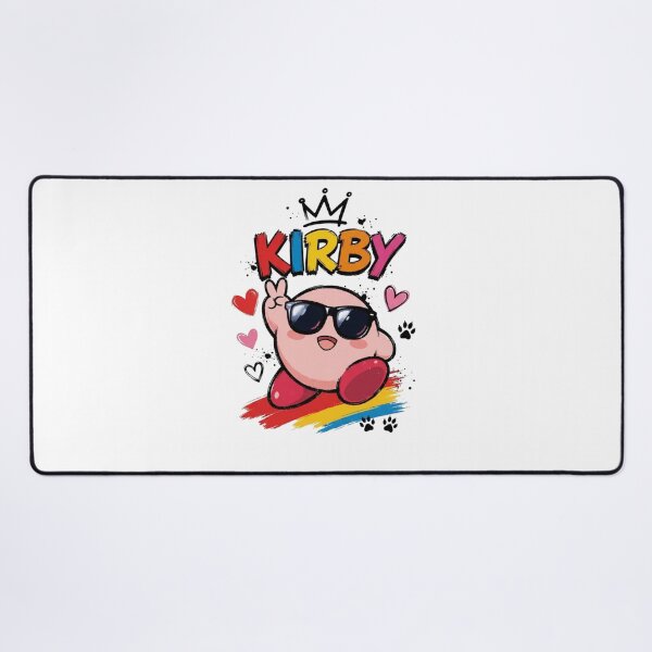 Item preview, Cool Kirby Wearing Sunglasses Peace Sign Art designed and sold by Alaric4you.