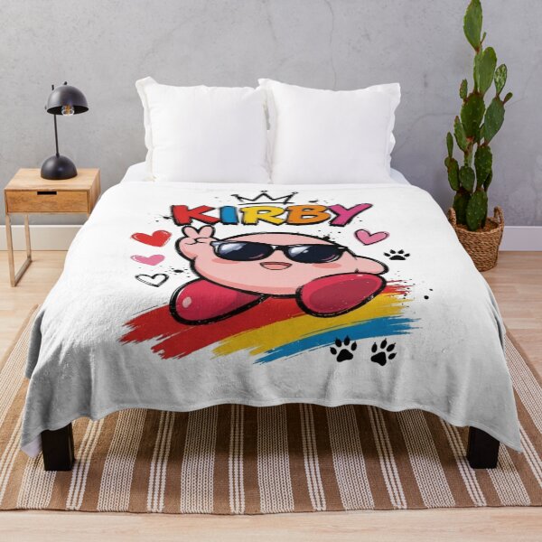 Item preview, Cool Kirby Wearing Sunglasses Peace Sign Art designed and sold by Alaric4you.