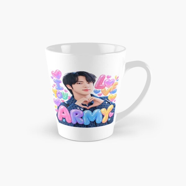 Item preview, BTS Jin I LOVE YOU ARMY – Kim Seokjin K-Pop Fan Art designed and sold by ManggaeJM.