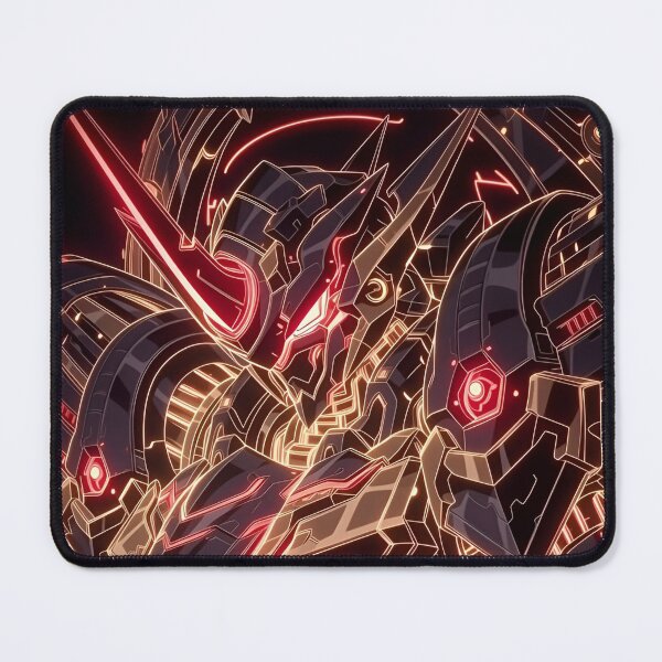 Item preview, Cybernetic Mecha Knight – Futuristic Neon Warrior Armor designed and sold by Dyan4.