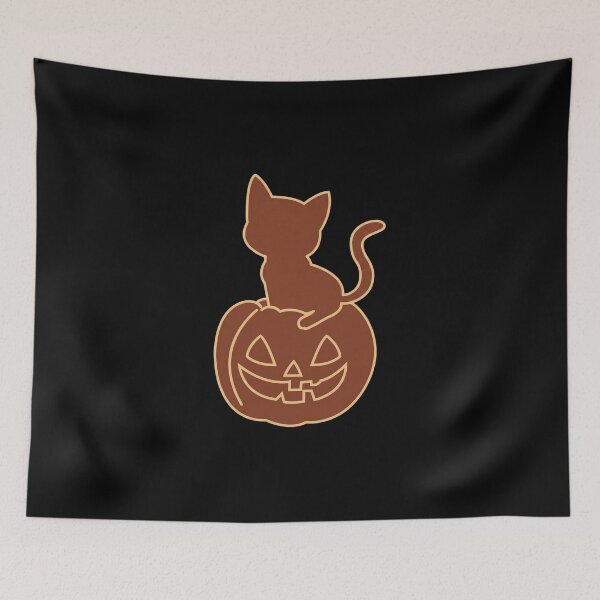 Item preview, Cat Pumpkin Silhouette designed and sold by loosequee.