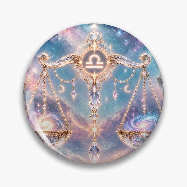 Item preview, Celestial Libra Zodiac Scales Fantasy Art designed and sold by knuppify.