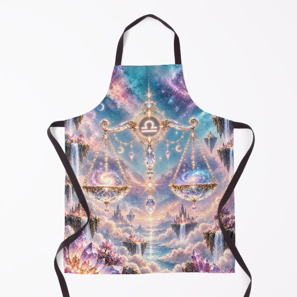 Item preview, Celestial Libra Zodiac Scales Fantasy Art designed and sold by knuppify.
