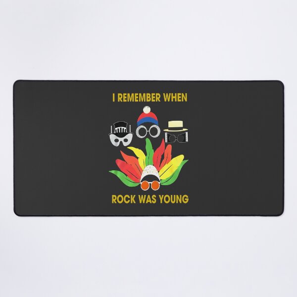 Item preview, I Remember When Rock Was Young Yellow Design - Farewell Elton John Tribute for Fans and Music Lovers designed and sold by zarzaitinien.