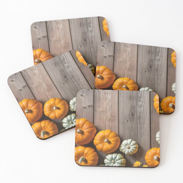 Item preview, Rustic Autumn Pumpkins Harvest on Wooden Board — Fall Thanksgiving Flatlay designed and sold by LYAN-STORE.