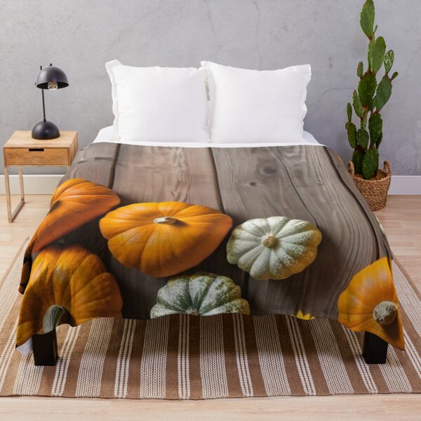 Item preview, Rustic Autumn Pumpkins Harvest on Wooden Board — Fall Thanksgiving Flatlay designed and sold by LYAN-STORE.