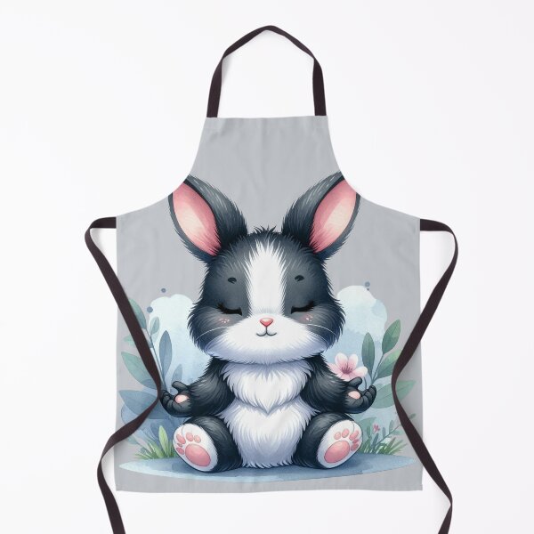 Item preview, Relaxed yoga rabbit in watercolors designed and sold by LiskoDesign.