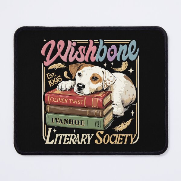Item preview, Wishbone - Oliver Twist - Rip Van Winkle - Ivanhoe - Literary Society designed and sold by theandroidvivz.