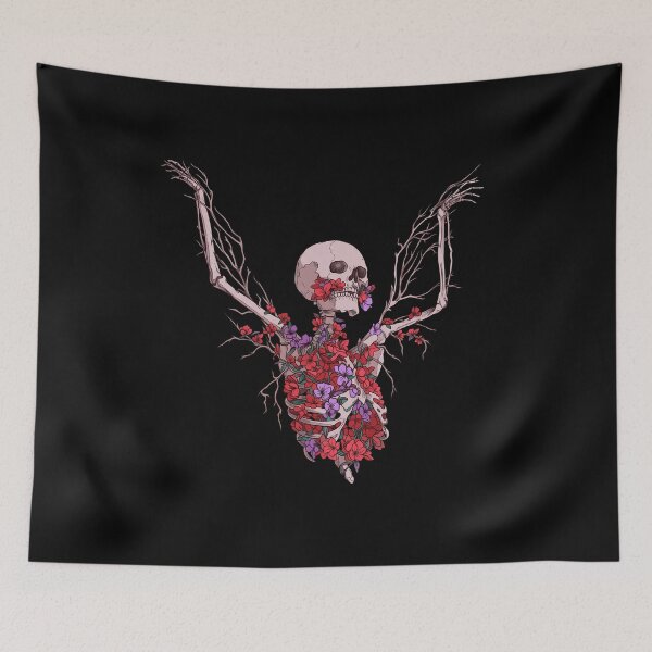Item preview, Flower Antler Skeleton designed and sold by loosequee.