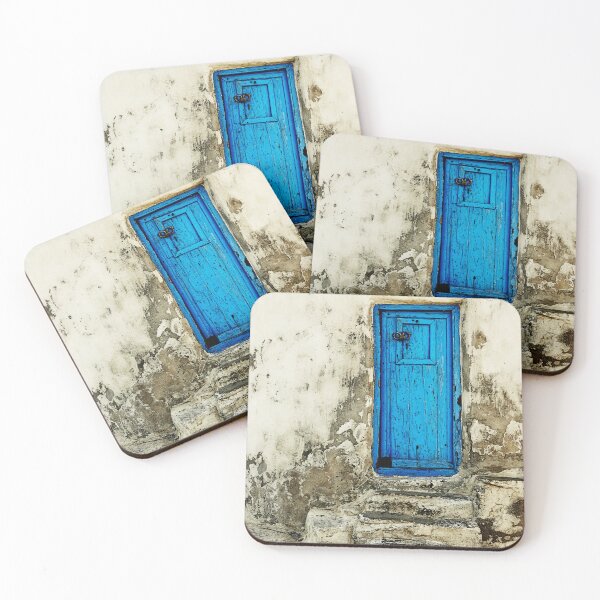 Item preview, Blue Door on Mykonos designed and sold by ARTmanhART.