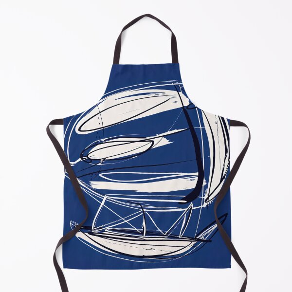 Item preview, Dirigible balloon - Blue Abstract Art designed and sold by shadow-bloom.