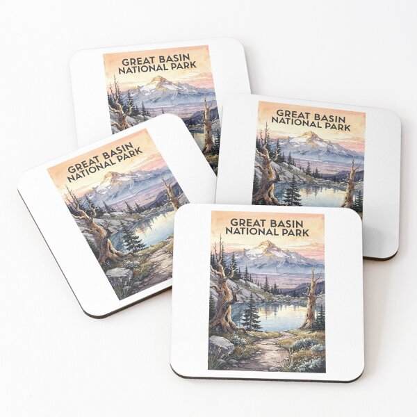 Item preview, Great Basin National Park Nevada Vintage Watercolor Travel designed and sold by Teelogic.