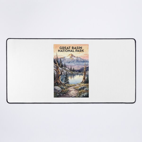 Item preview, Great Basin National Park Nevada Vintage Watercolor Travel designed and sold by Teelogic.
