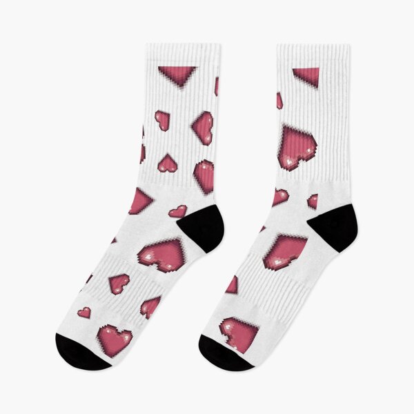 Item preview, Cute Pastel Pink Pixel Heart Pattern Retro 8-Bit Gaming Aesthetic designed and sold by NovaCraftyCo.