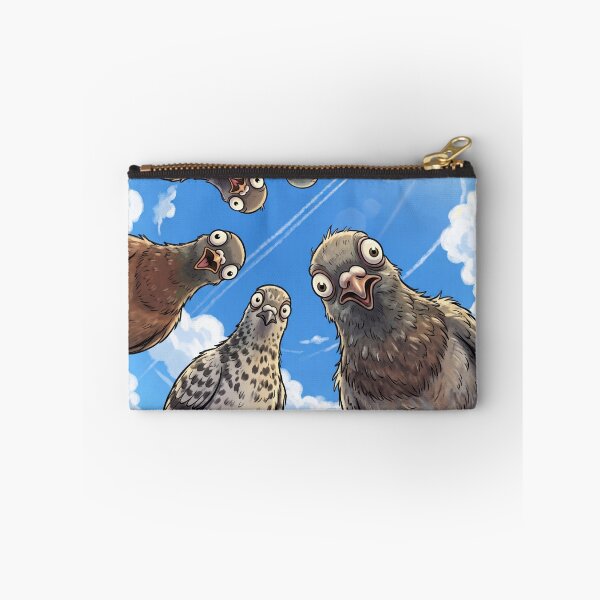 Item preview, Funny Pigeons Looking Down Fisheye View designed and sold by AnnArtshock.