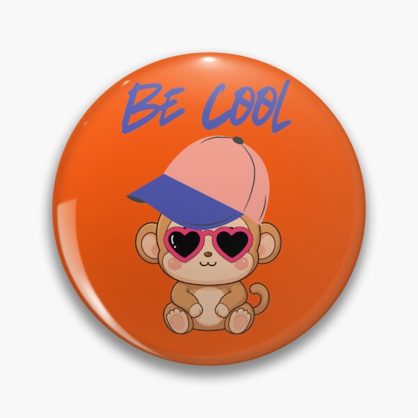 Item preview, Be Cool Cute Monkey with Sunglasses and Cap Design  Tagi (Tags - oddzielone przecinkami) designed and sold by Evelashop.