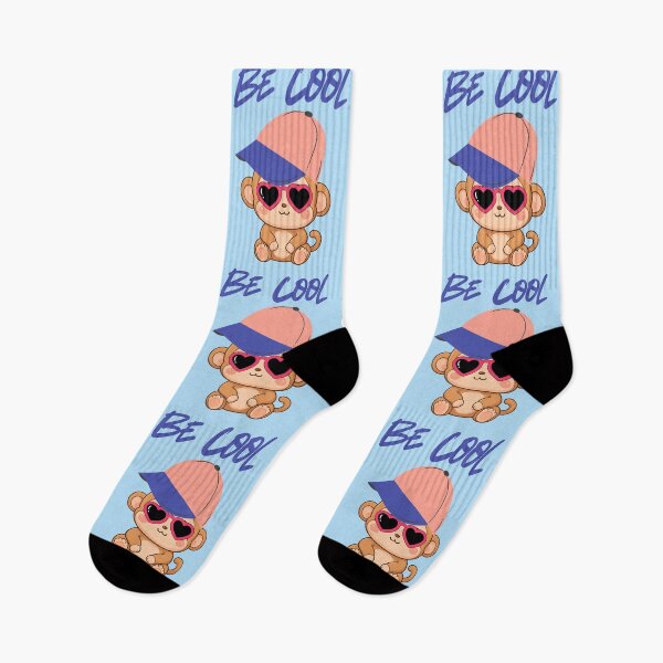Item preview, Be Cool Cute Monkey with Sunglasses and Cap Design  Tagi (Tags - oddzielone przecinkami) designed and sold by Evelashop.