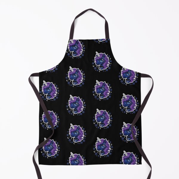 Item preview, Midnight Galaxy Unicorn | Cute Dark Celestial Unicorn With Moon designed and sold by HealingEraInk.