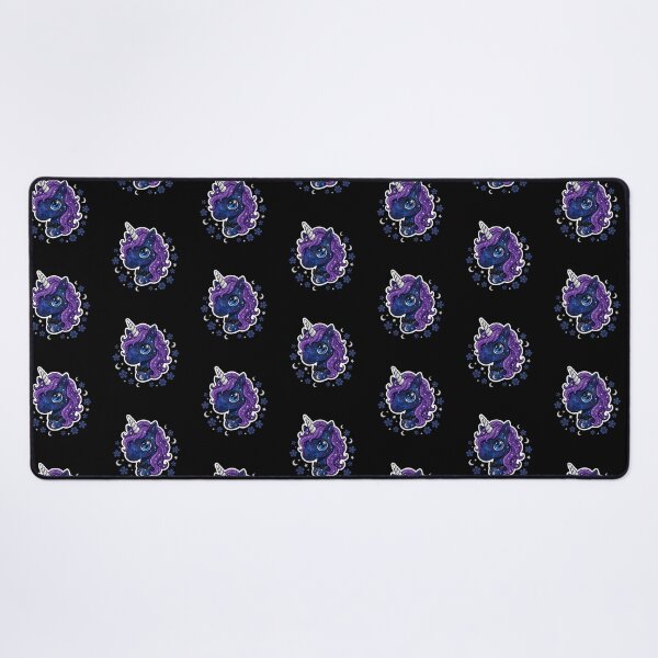 Item preview, Midnight Galaxy Unicorn | Cute Dark Celestial Unicorn With Moon designed and sold by HealingEraInk.
