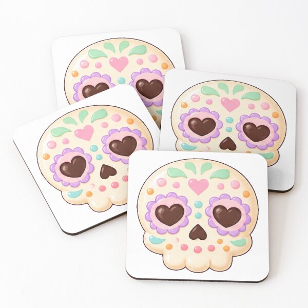 Item preview, Pastel skull sugar candy designed and sold by narinzoon.