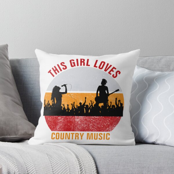 Item preview, This Girl Loves Country Music - Proud Country Music Fan Design designed and sold by zarzaitinien.
