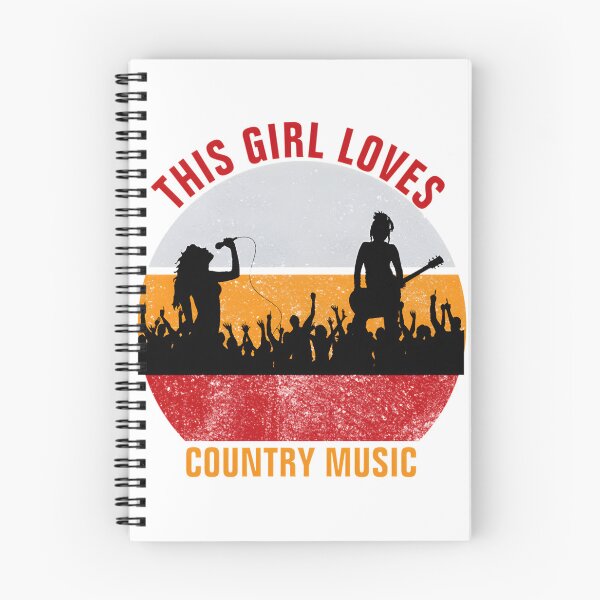 Item preview, This Girl Loves Country Music - Proud Country Music Fan Design designed and sold by zarzaitinien.