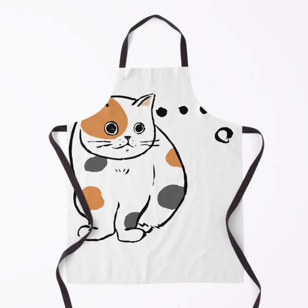 Item preview, Awkward Silence Funny Staring Chubby Calico Cat designed and sold by TarunekoT.