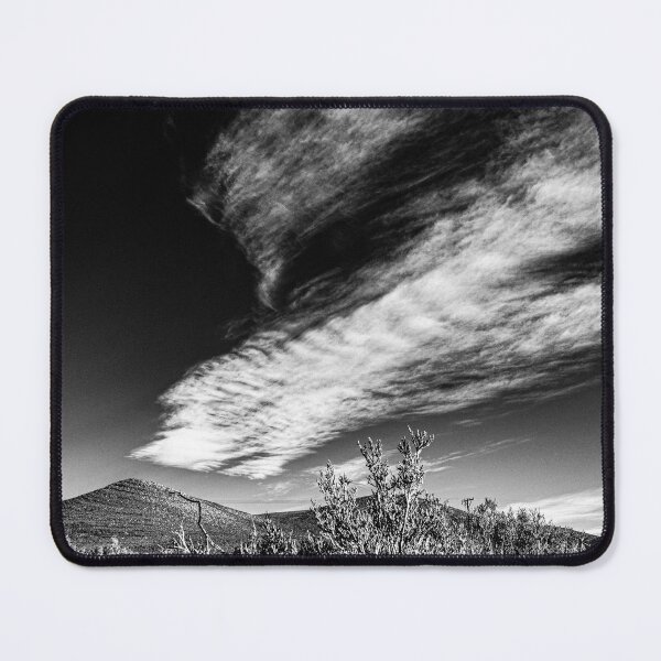 Item preview, High plateau sky, black and white cirrus clouds. designed and sold by Keltoi-art.