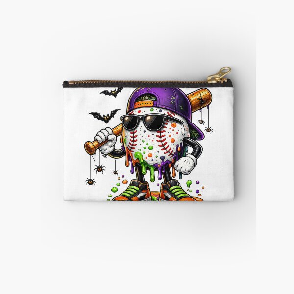 Item preview, Halloween Drip Baseball Mascot with Dripping Slime designed and sold by nryum.