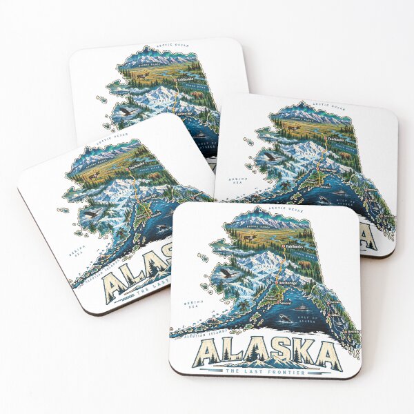 Item preview, Vintage Alaska Travel Souvenir Landmark Gift designed and sold by MichaeIRellov.