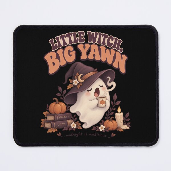 Item preview, Little Witch Big Yawn Cute Ghost Halloween designed and sold by PhylonBoxx.