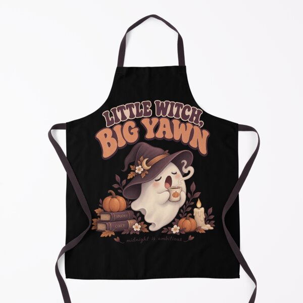 Item preview, Little Witch Big Yawn Cute Ghost Halloween  designed and sold by PhylonBoxx.