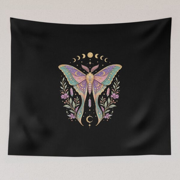 Item preview, Moon Phase Moth designed and sold by loosequee.