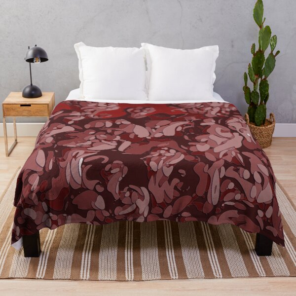 Item preview, abstract red nebula formation, cosmic paper cutout designed and sold by Keltoi-art.