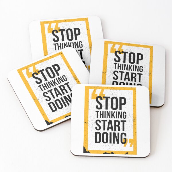 Item preview, Stop Thinking Start Doin designed and sold by jayderdymje.