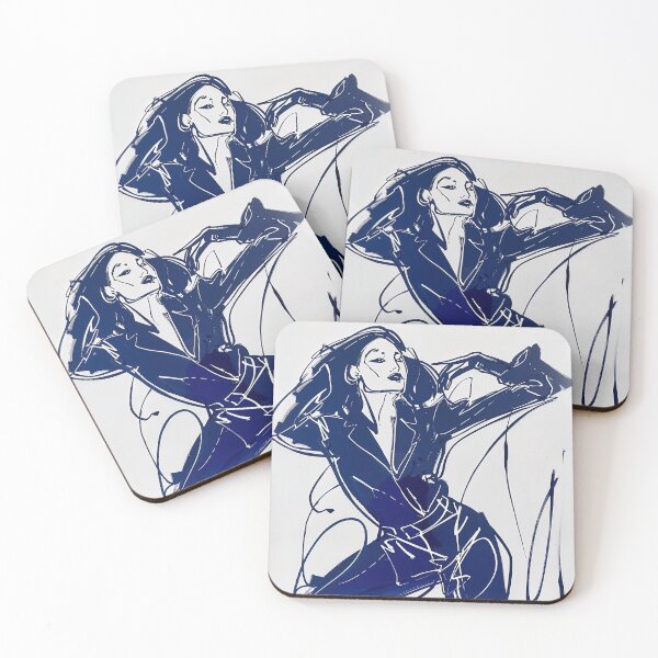 Item preview, Disco dancing - Blue Abstract Art designed and sold by shadow-bloom.