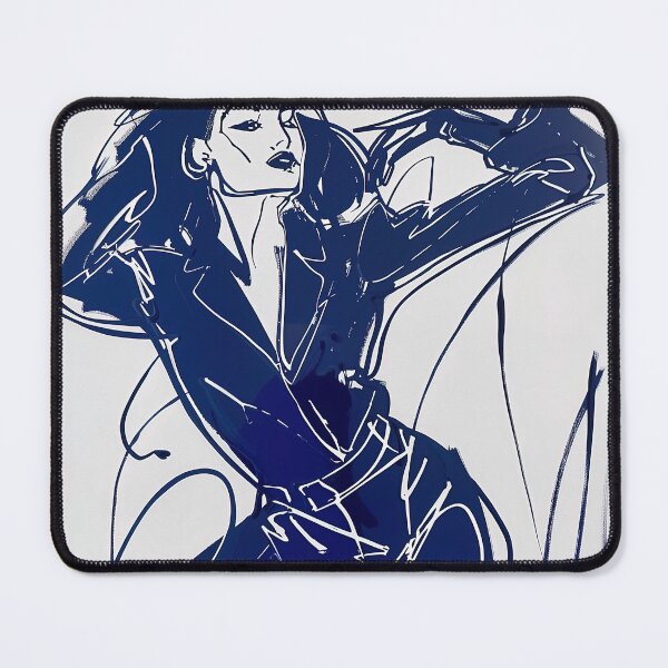Item preview, Disco dancing - Blue Abstract Art designed and sold by shadow-bloom.
