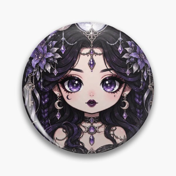 Artikelvorschau, Gothic Chibi Göttin Hekate entworfen und verkauft von Alcyone-Blue.