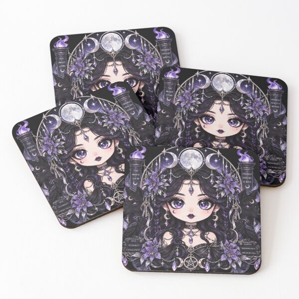 Item preview, Gothic Chibi Goddess Hecate designed and sold by Alcyone-Blue.