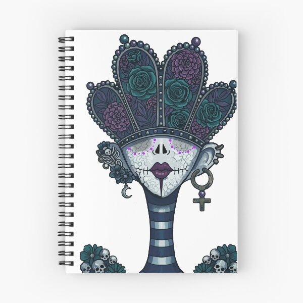 Item preview, Catrina Crown | Vintage Day of the Dead Tarot Art designed and sold by  Ojo de Lilith.
