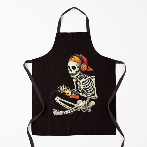 Item preview, Halloween Skeleton Gamer Playing Video Games designed and sold by ImeldaSparks.