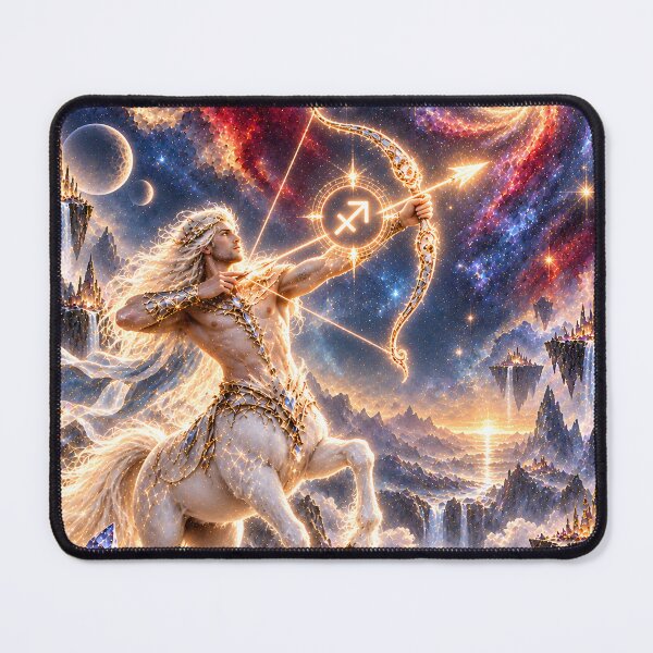 Item preview, Majestic Sagittarius Zodiac Archer Fantasy Art designed and sold by knuppify.