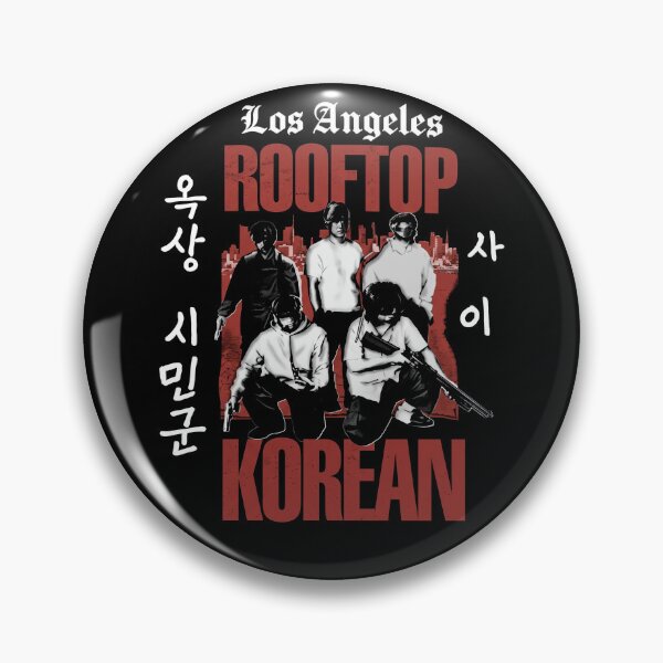 Item preview, Rooftop Korean - Los Angeles 1992 designed and sold by theandroidvivz.
