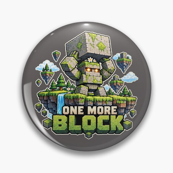 Item preview, One More Block - Cute Moss Golem Builder designed and sold by AcruxUltra.