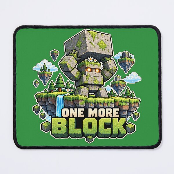 Item preview, One More Block - Cute Moss Golem Builder designed and sold by AcruxUltra.